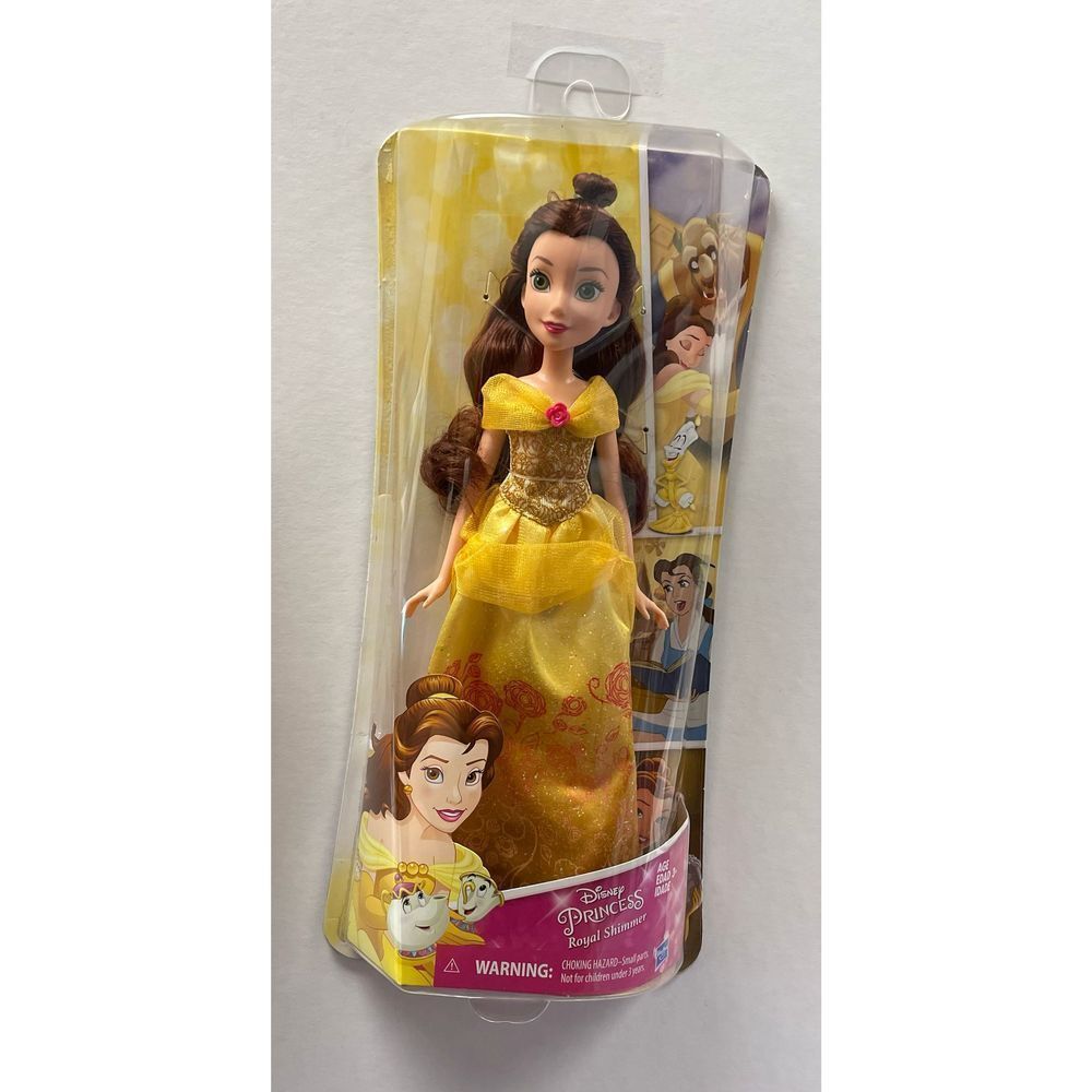 Disney Princess Royal Shimmer Belle Doll Hasbro New Sealed